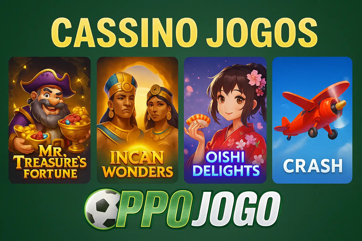 Jogos de cassino online inovadores e emocionantes na OPPOJOGO